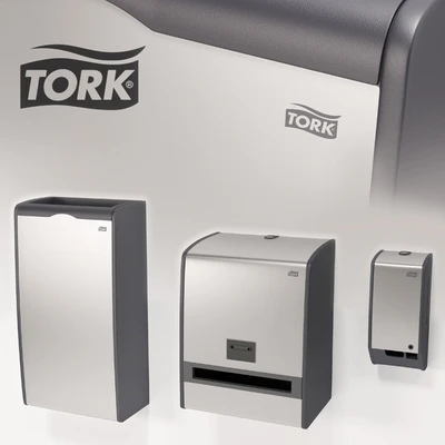 Set touch dispenser TORK + basket — Ver 1