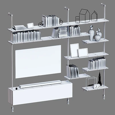 Shelving Cattelan italia Airport 3. — Ver 3