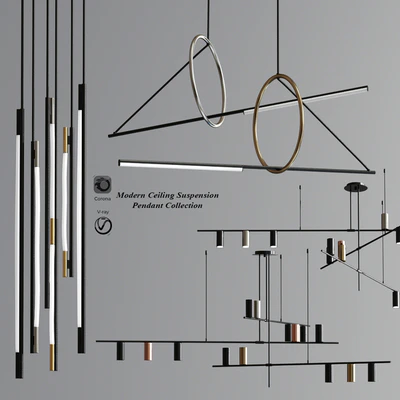 Modern Ceiling Suspension Pendant Collection 02 — Вид 1