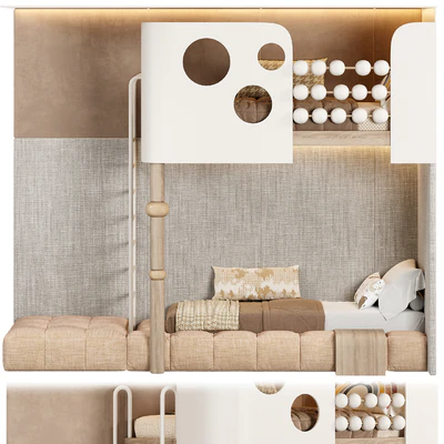 Children bunk bed Kids room — Вид 2