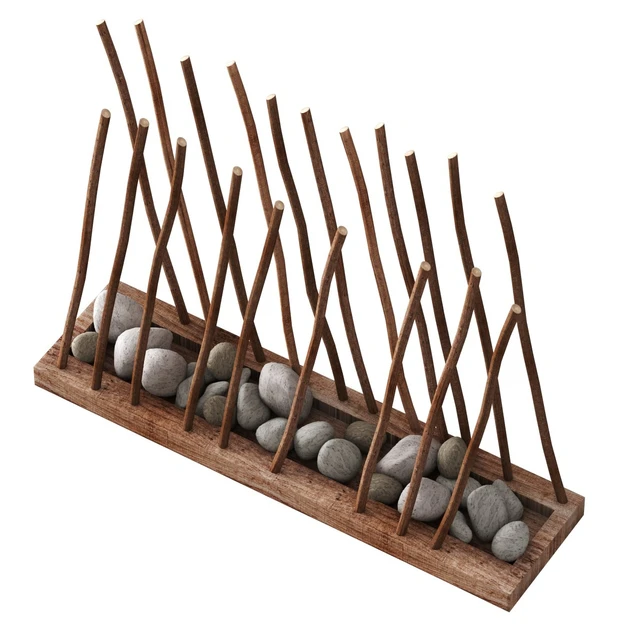Floor decor made from sticks — Descargar