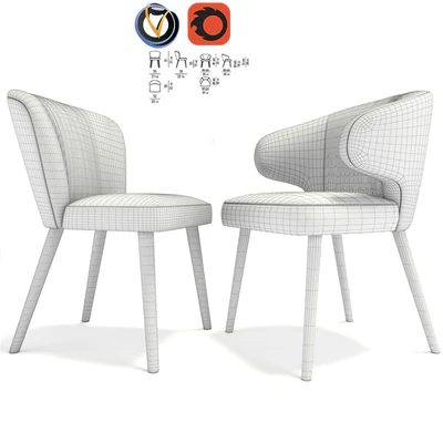 Minotti Aston Chair — Ver 3