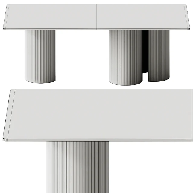 Fiam Italia LUXOR Glass table — Descargar
