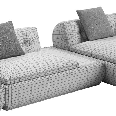Supermoon Sofa 02 by Minotti — Ver 3