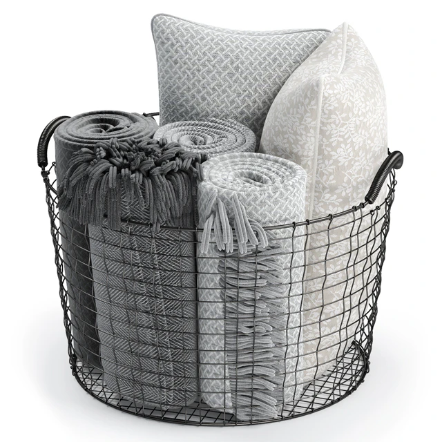 METAL BASKET DECOR 03 — Descargar