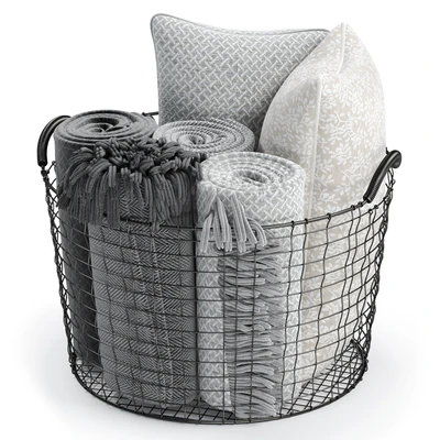 METAL BASKET DECOR 03 — Ver 1