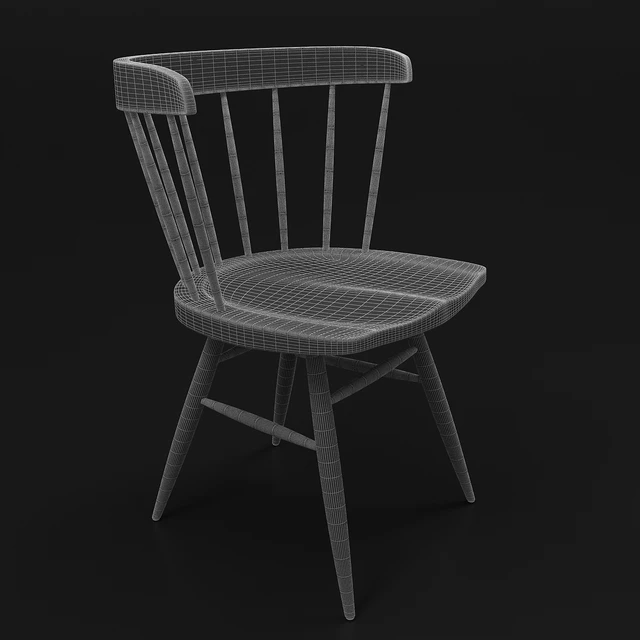Knoll Straight Chair — Скачать