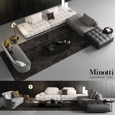 Minotti Lawrence Clan Seating 3 — Ver 1