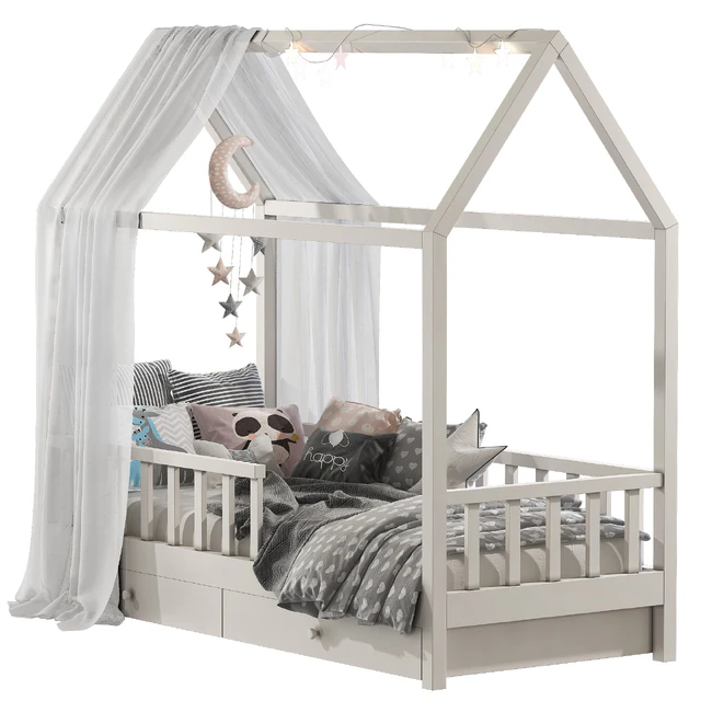 Children's bed with columns 7 — Descargar