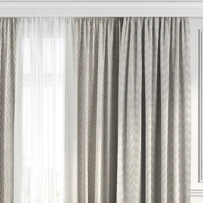 Curtains with window 186 — Ver 4
