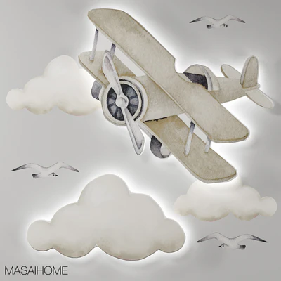 "Airplane and cloud" OM — Ver 1