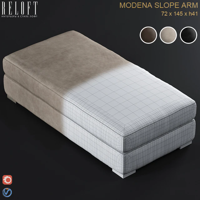RH MODENA Ottoman — Descargar