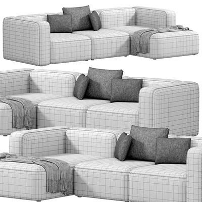 BASECAMP CHAISELOUNGE left Modular Sofa by makenordic — Вид 4