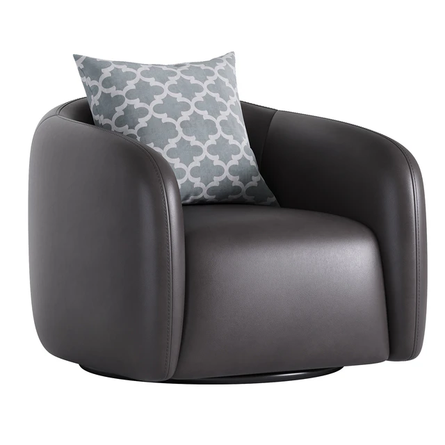 Fresno Leather Swivel Chair — Скачать