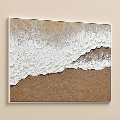 Large Panoramic Relief Plaster Wall Art C-837 — Ver 3