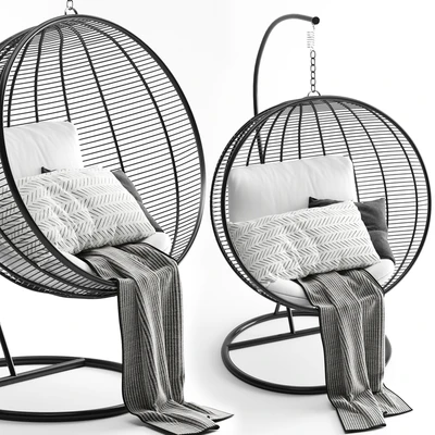Hanging chair black — Ver 1