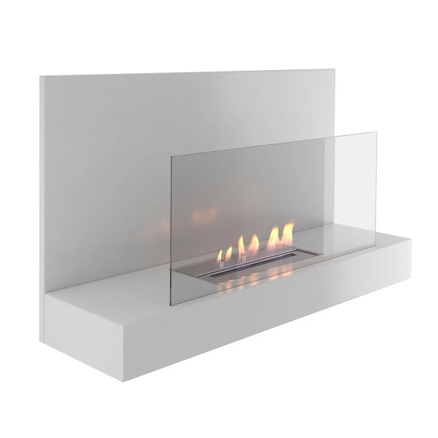 Animated fireplace Clement Nero / Bianco — Descargar