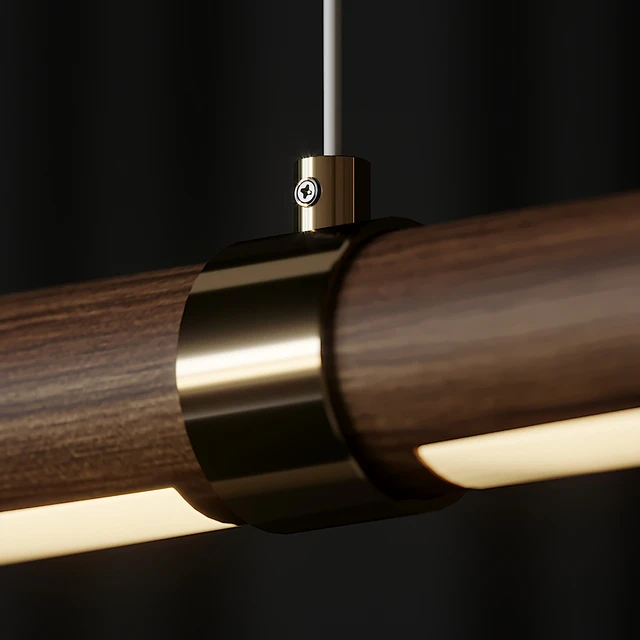 Linear Wood LED Pendant — Скачать