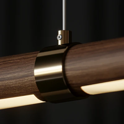 Linear Wood LED Pendant — Вид 3