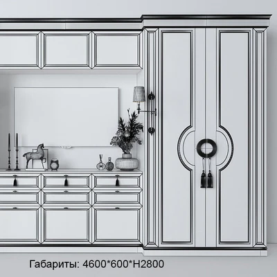Cabinet with TV 7 zone — Ver 2