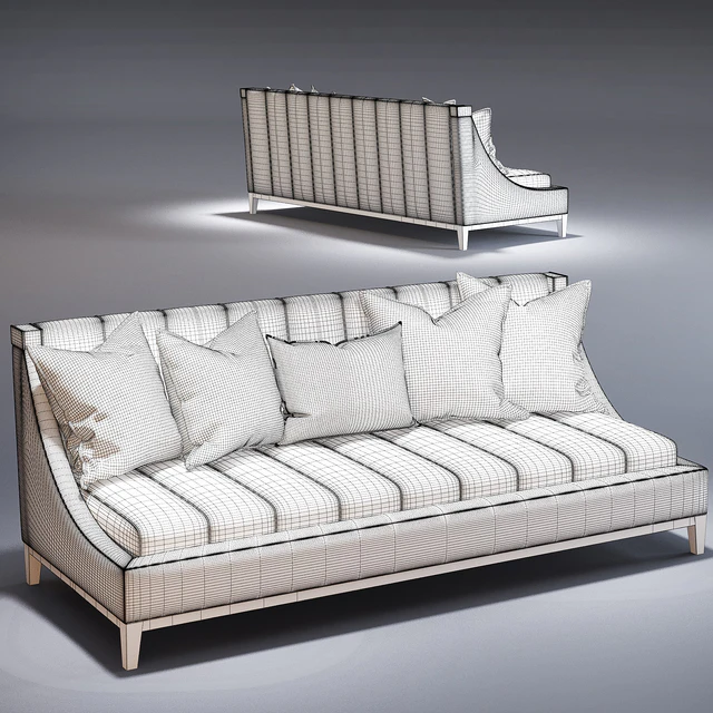 Tipton Tufted Sofa Barbara Barry Henredon Schoener — Скачать