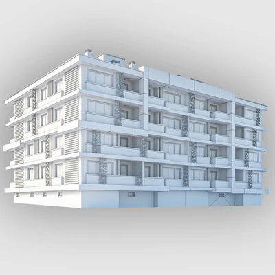 Modern Residential Building 01 — Вид 2