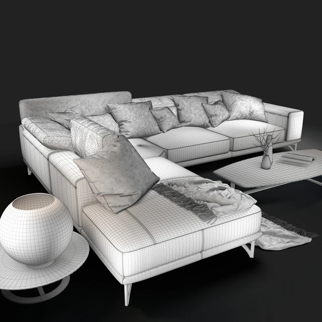 Диван NATUZZI Italo 2983 — Скачать