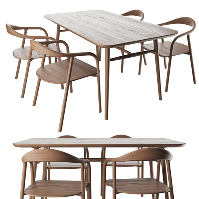 Table Typhoon with chairs Bio — Ver 1