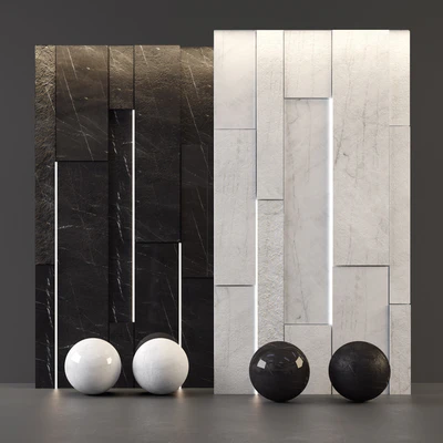 White Marble and Black Marble — Вид 1