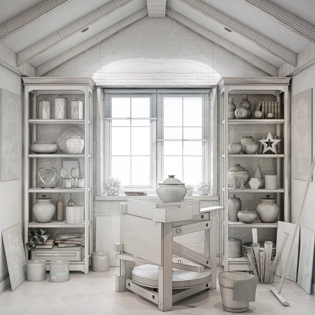 Potter's workshop \ Creative studio. — Descargar