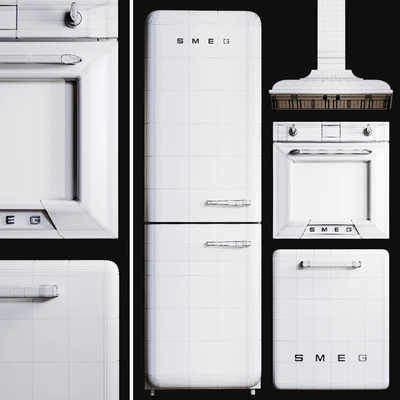 Kitchen Appliances Smeg Victoria — Ver 3