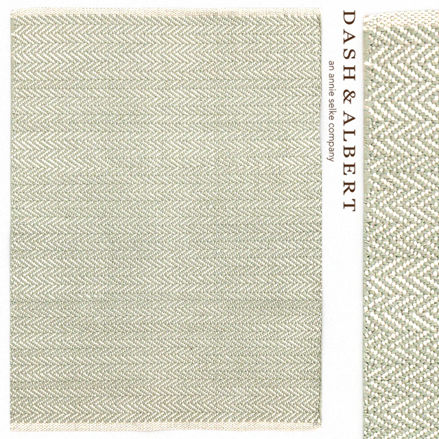 Carpet Dash&Albert  Herringbone Ocean Woven Cotton Rug — Descargar