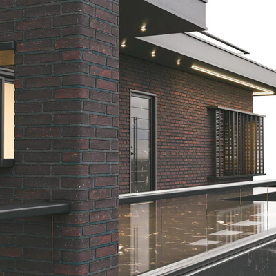 Modern brick villa — Ver 2