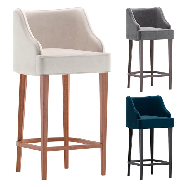 Bar Stool MELOD by Cazarina Interiors 3 Colors Version/Барный Стул МЕЛОДИ — Descargar