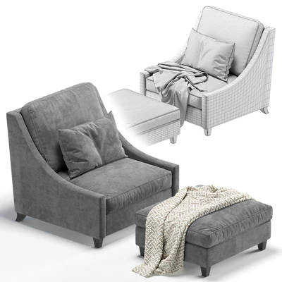 Armchair NAPLES Cazarina Interiors/Кресло НЕАПОЛЬ — Вид 3