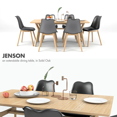 Jenson Extending Dining Table — Descargar