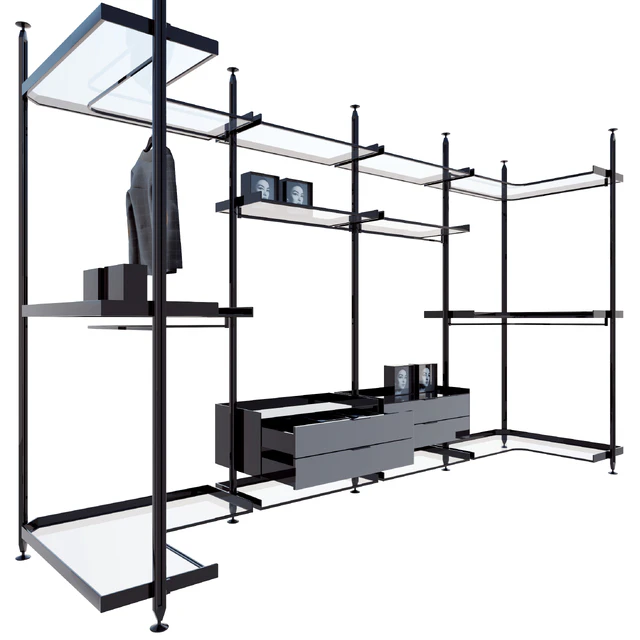Rimadesio zenit system 02 living-rooms and walk-in closets, Kitchen, Wardrobe Display cabinets and storage, — Descargar