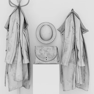coat hanger-rack and on the hook — Ver 2