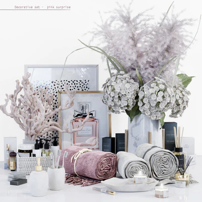 Decorative set - pink surprise — Ver 1