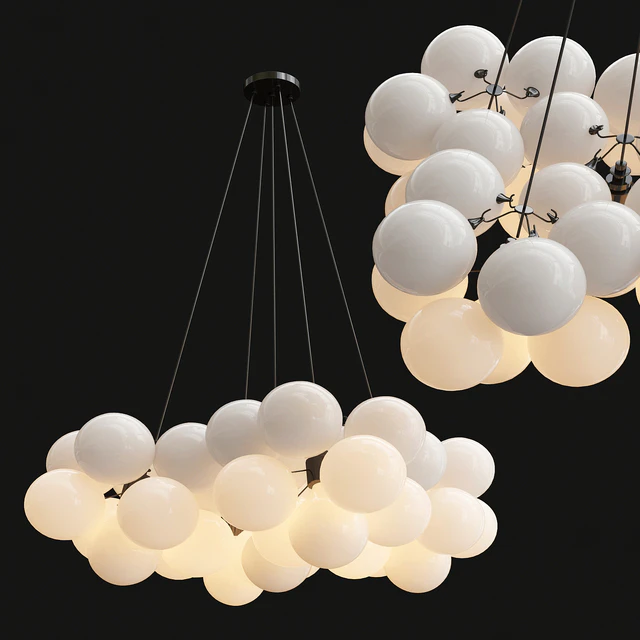 Frosted Bubble Chandelier — Скачать