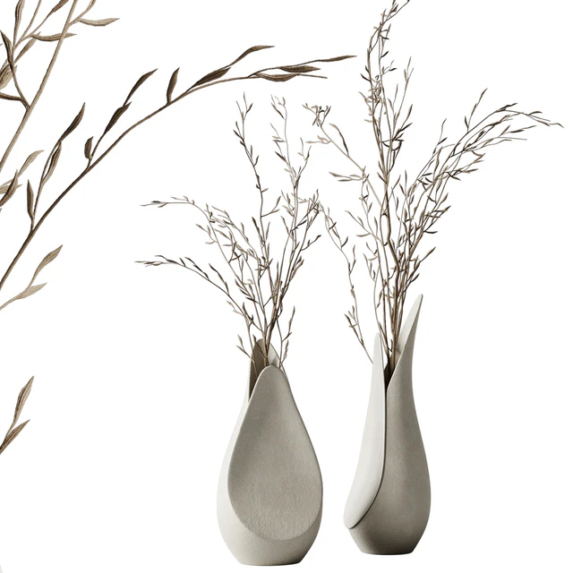 Coals vase from Corner design with branches — Descargar