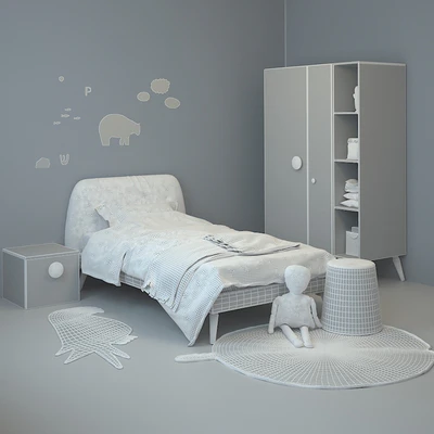 Children's furniture Nidi 03 — Ver 2