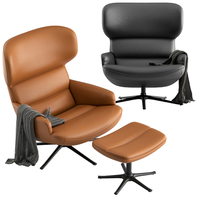 Boconcept-Trento chair + Trento footstool — Descargar