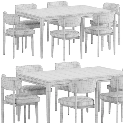Seam Chair, Yunit Dining Table by Dantone Home — Вид 5