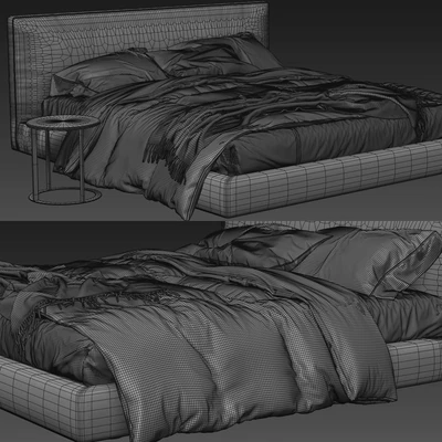 B & B Italia Richard Bed — Ver 3