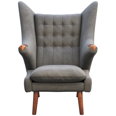 PP19 Papa Bear chair and ottoman — Ver 5