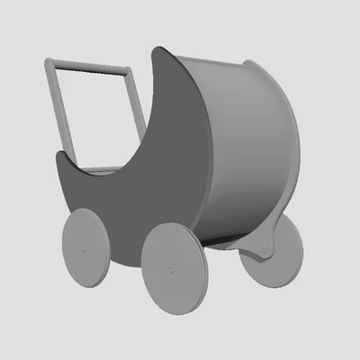 Ooh Noo Toy Pram — Ver 2
