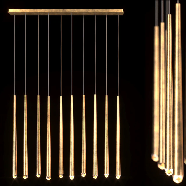 Suspension Restoration Hardware Aquitane Linear chandelier 48 — Descargar