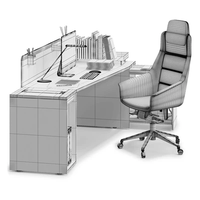 Office workspace LAS LOGIC (v9) — Ver 2