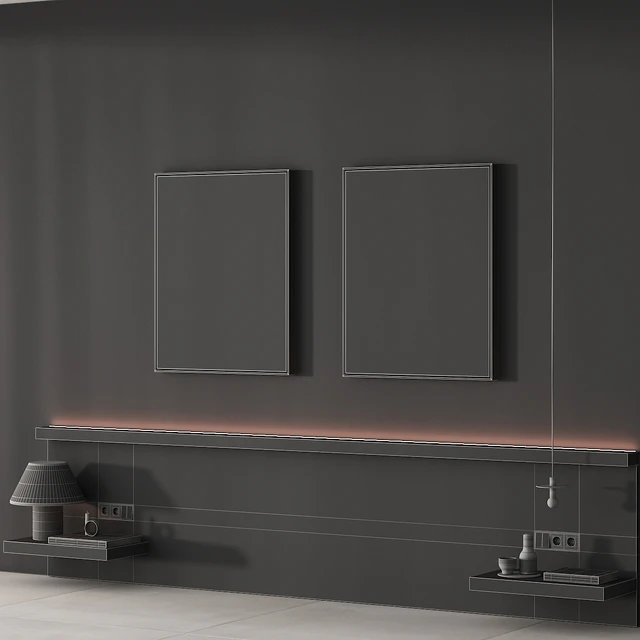 225 wall composition 08 bedroom headboard kit 03 — Скачать
